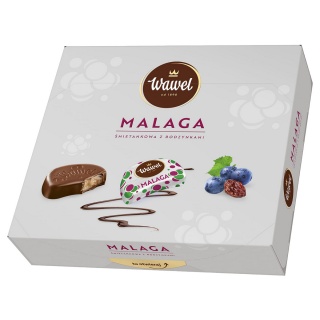 Bombonierka WAWEL Malaga, 330g, Czekoladki, Artykuły spożywcze