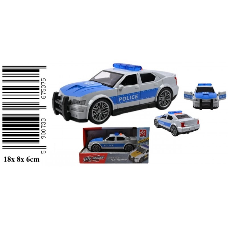 AUTO POLICJA NA BATERIE 5375, Pojazdy, Zabawki
