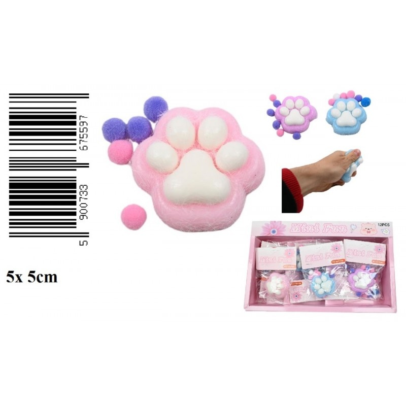 GADŻET GNIOTEK ŁAPKA 5597, Gluty, gniotki, Zabawki