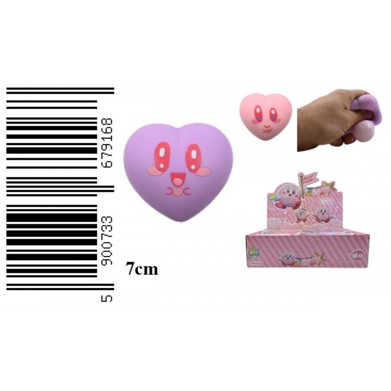 ZABAWKA GNIOTEK SERCE 9168, Gluty, gniotki, Zabawki