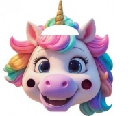 ALBUM DO RYSOW.JEDNOROŻEC 29x25 60k.80574 CENTRUM, Kolorowanki, Książeczki