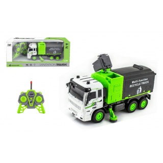 POJAZD STEROWANY RADIOWO PILOTEM ŚMIECIARKA 5294, Pojazdy, Zabawki