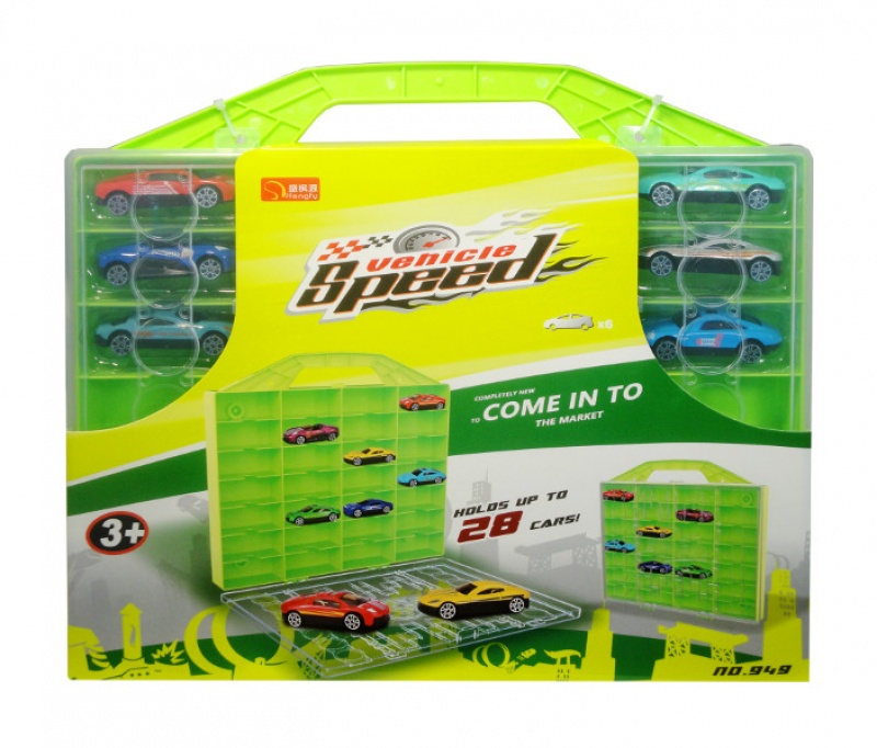 AUTA Z WALIZKĄ DO PRZECHOWYWANIA 2755, Pojazdy, Zabawki