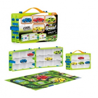 AUTA Z WALIZKĄ DO PRZECHOWYWANIA 4952, Pojazdy, Zabawki