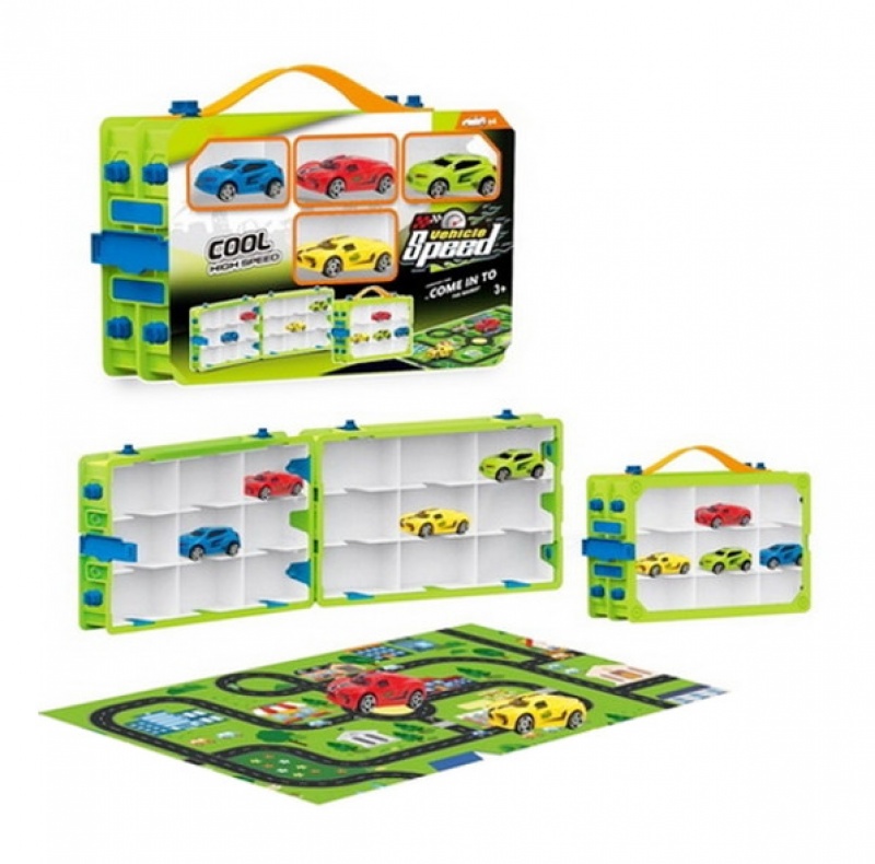 AUTA Z WALIZKĄ DO PRZECHOWYWANIA 4952, Pojazdy, Zabawki