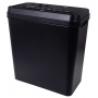 Shredder OFFICE PRODUCTS, strip-cut, up to 10 sheets A4, 14l bin, black, Shredders, Office appliances and machines