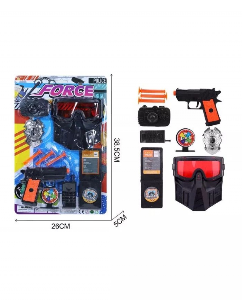 ZESTAW POLICJANTA FORCE Z MASKĄ 0433, Dla chłopca, Zabawki