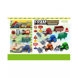 ZESTAW FARMA 2 MASZYNY FARMA 6022, Zwierzęta, Zabawki