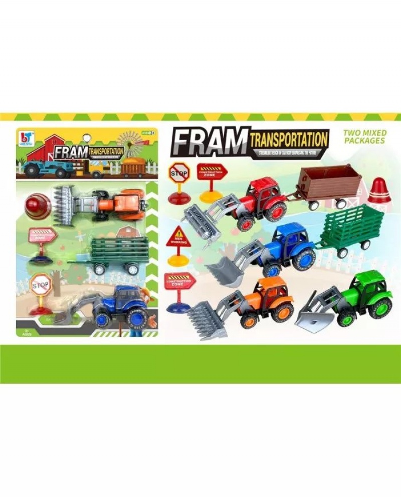 ZESTAW FARMA 2 MASZYNY FARMA 6022, Zwierzęta, Zabawki