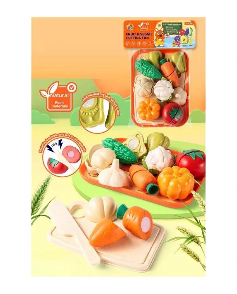 WARZYWA DO KROJENIA NA TACY WOREK 6282, Zabawki