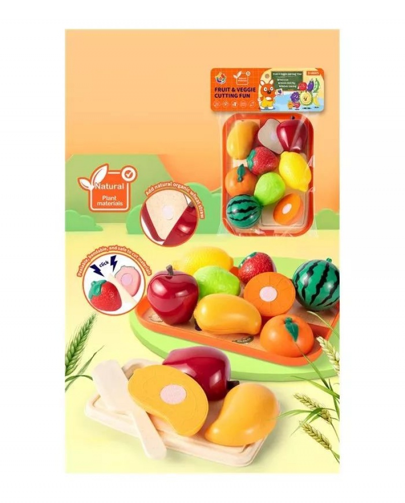 OWOCE DO KROJENIA NA TACY WOREK 6299, Zabawki