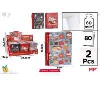 ŚWIĄTECZNY NOTES Z MINI DŁUGOPISEM