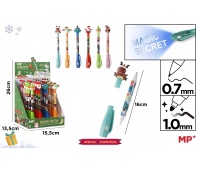 DŁUGOPIS SZPIEGOWSKI UV 0.7/1mm.ŚWIĘTA, Długopisy, Art. do pisania i korygowania