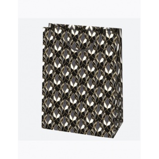 TORBA OZDOBNA T10 GRAFIKA,CZARNE,KOB.,MĘSKIE /10/, Torby ozdobne, Art. dekoracyjne i prezentowe