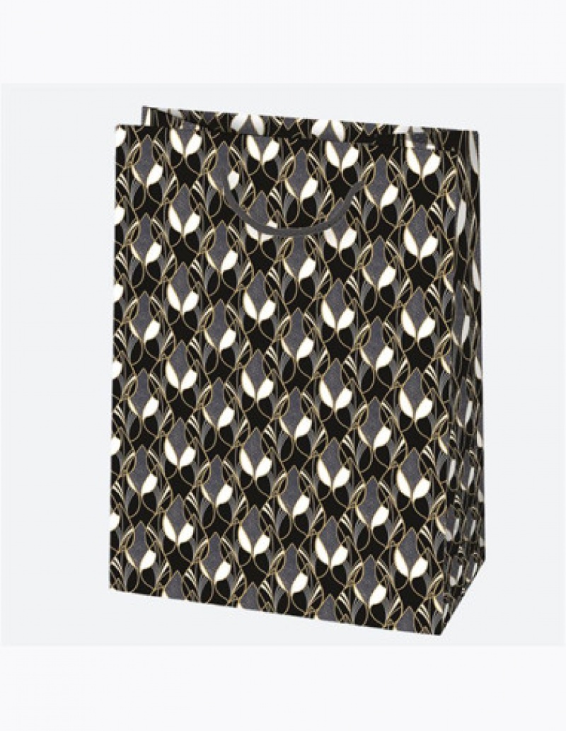 TORBA OZDOBNA T10 GRAFIKA,CZARNE,KOB.,MĘSKIE /10/, Torby ozdobne, Art. dekoracyjne i prezentowe