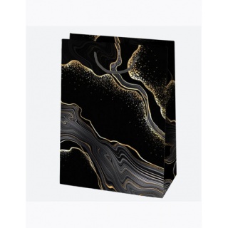 TORBA OZDOBNA T10 GRAFIKA,CZARNE,KOB.,MĘSKIE /10/, Torby ozdobne, Art. dekoracyjne i prezentowe