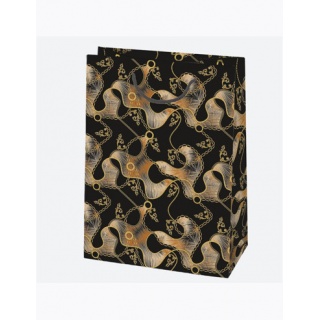 TORBA OZDOBNA T10 GRAFIKA,CZARNE,KOB.,MĘSKIE /10/, Torby ozdobne, Art. dekoracyjne i prezentowe