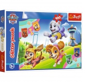 PUZZLE 100 Glitter - Blyszczace psi !!