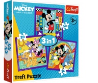 PUZZLE 3w1 - Miki i jego wesola ekipa !!