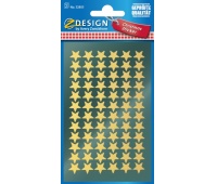 NAKLEJKI CHRISTMAS ZŁOTE GWIAZDY, Naklejki, Art. kreatywne