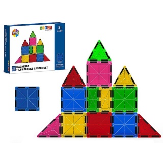 KLOCKI MAGNETYCZNE; 04872, Klocki, Zabawki