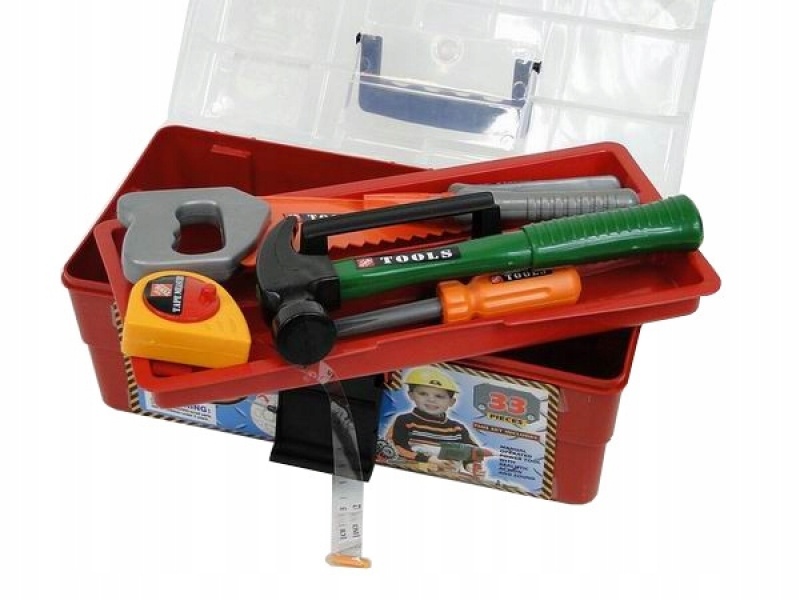 ZESTAW NARZEDZI W SKRZYNCE 8195, Dla chłopca, Zabawki