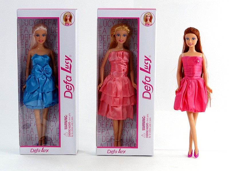 LALKA 29CM W SUKNI KOKTAJLOWEJ 7929, Pojazdy, Zabawki