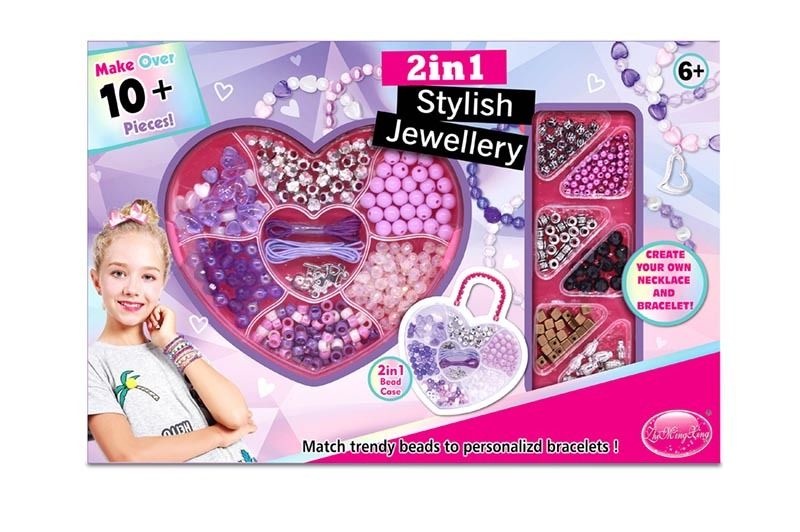 ZESTAW KORALIK&Oacute;W - SERCE 9564, Kreatywne, Zabawki