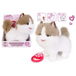 KOT CHODZĄCY NA SMYCZY NATALIA BIAŁO-RUDY 1818, Zabawki