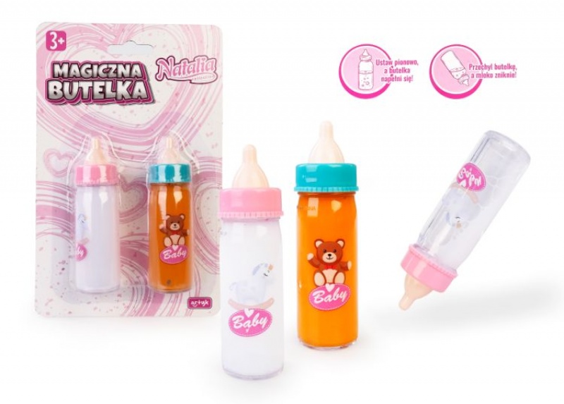 ZESTAW MAGICZNYCH BUTELEK NATALIA 5046, Akcesoria dla lalek, Zabawki