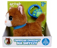 KOT CHODZĄCY NA SMYCZY BRĄZOWY 5588