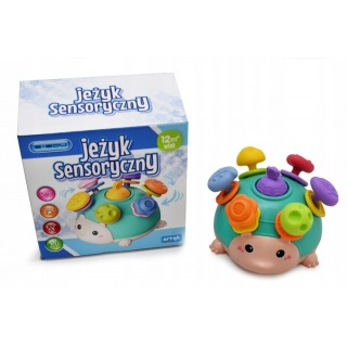 ZABAWKA SENSORYCZNA E-EDU JEŻYK NIEBIESKI 5757, Dla najmłodszych, Zabawki