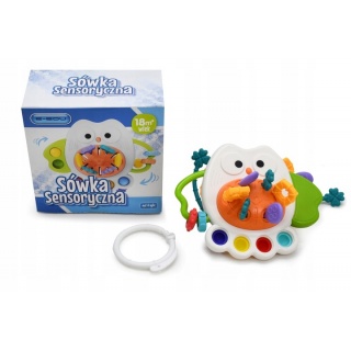 ZABAWKA SENSORYCZNA E-EDU SOWA 6821, Dla najmłodszych, Zabawki