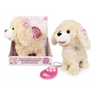 PIESEK CHODZĄCY NA SMYCZY NATALIA 5526, Zabawki