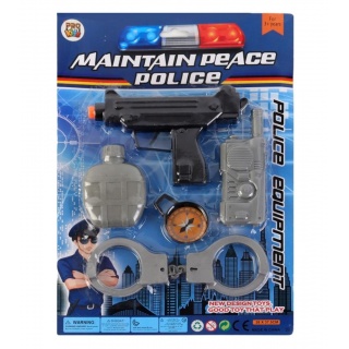 ZESTAW POLICYJNY PODSTAWOWY NO.2 6403, Dla chłopca, Zabawki