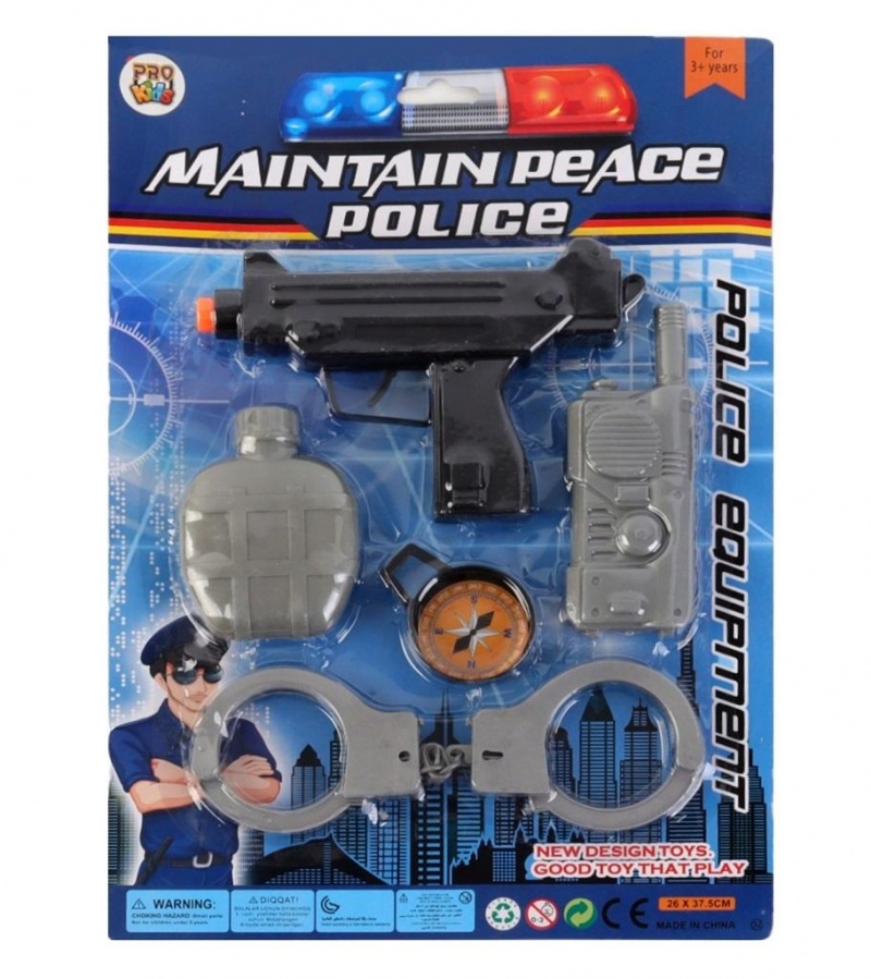 ZESTAW POLICYJNY PODSTAWOWY NO.2 6403, Dla chłopca, Zabawki