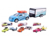 POJAZD METAL. SAMOCHOD WAKACYJNY Z PRZYCZ.9053