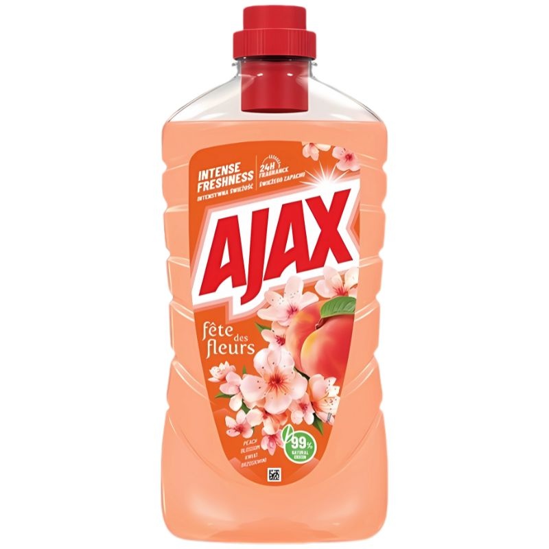 AJAX PŁYN DO CZYSZCZENIA 1L PEACH BLOS., Środki czyszczące, Art. higieniczne i dozowniki