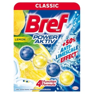 BREF POWER ACTIV KULKI LEMON, Kostki i płyny do WC, Art. higieniczne i dozowniki