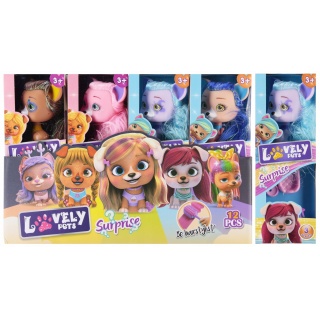 LALKA PIESEK 7CM + AKCES. 7552, Lalki, Zabawki