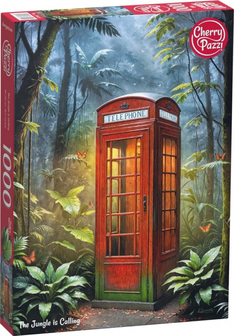 PUZZLE 1000 CHERRYPAZZI THE JUNGLE IS CALLING 1025, 1000 element&oacute;w, Puzzle