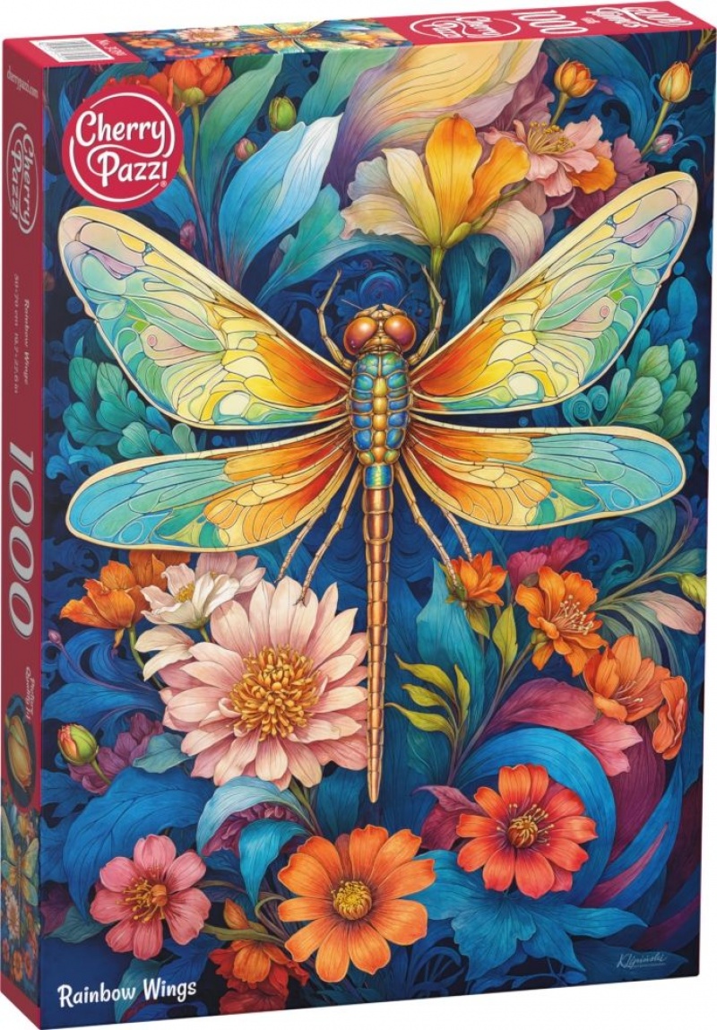 PUZZLE 1000 CHERRYPAZZI RAINBOW WINGS 31391, 1000 element&oacute;w, Puzzle