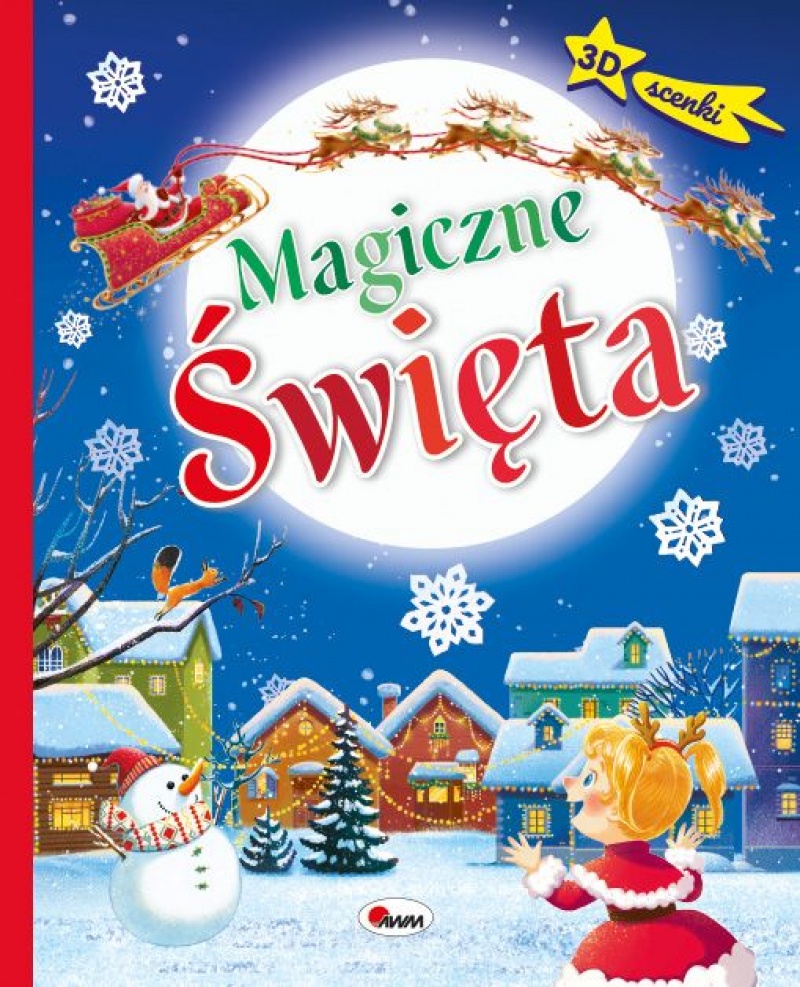 MAGICZNE ŚWIĘTAS 3D SCENKI, Kolorowanki, Książeczki