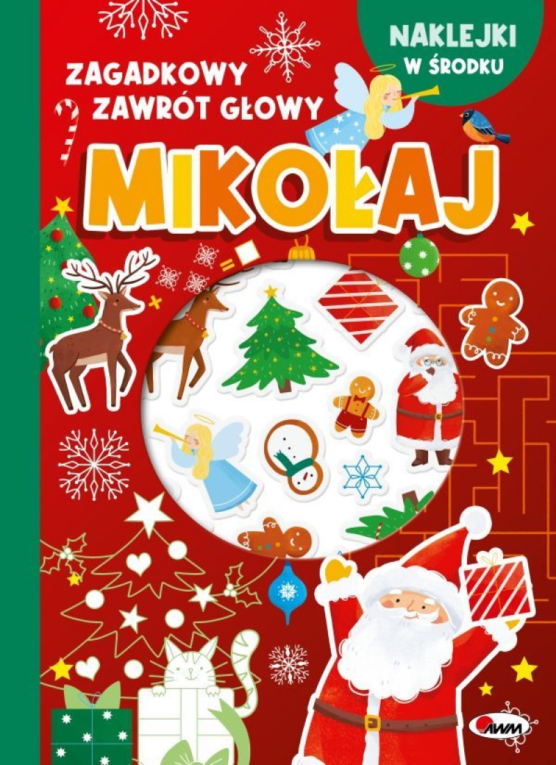 ZAGADKOWY ZAWR&Oacute;T GŁOWY MIKOŁAJ, Edukacyjne, Książeczki