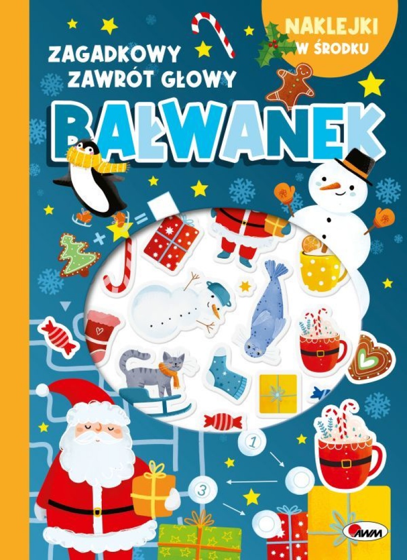 ZAGADKOWY ZAWR&Oacute;T GŁOWY BAŁWANEK, Kolorowanki, Książeczki