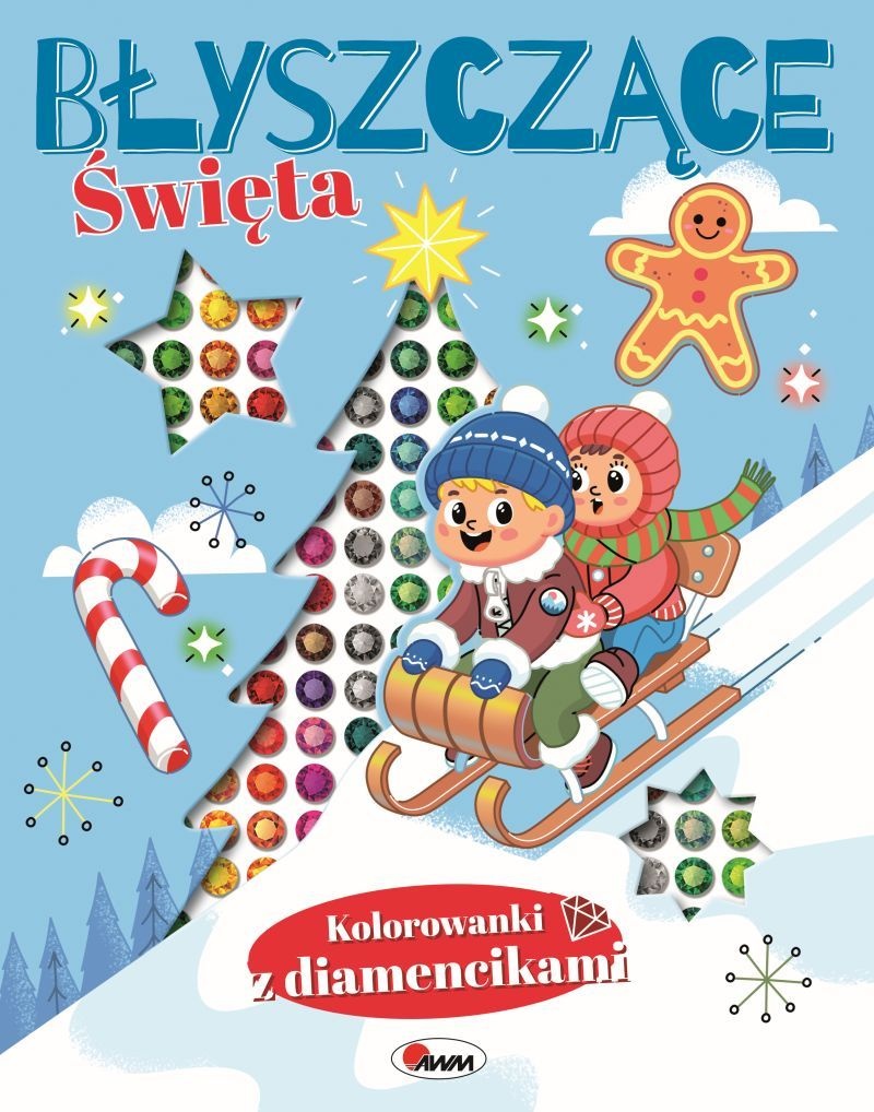 KOLOROWANKI Z DIAMENCIKAMI. ŚWIĘTA, Edukacyjne, Książeczki