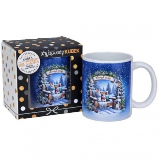 KUBEK OKOLICZNOŚCIOWY ZAJĄCE BN-1, Upominki, Art. dekoracyjne i prezentowe