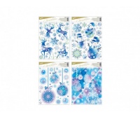 Naklejka na okno BN brokat VA031 30x42cm, Naklejki, Art. kreatywne