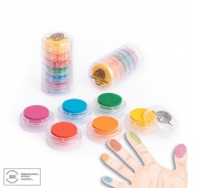 Farby do stemplowania palcami TRENDHAUS T, 6 szt., mix kolor&oacute;w, Gry i zabawki, Gadżety