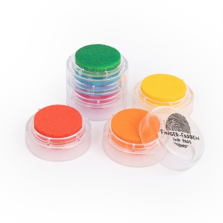 Farby do stemplowania palcami TRENDHAUS T, 6 szt., mix kolor&oacute;w, Gry i zabawki, Gadżety